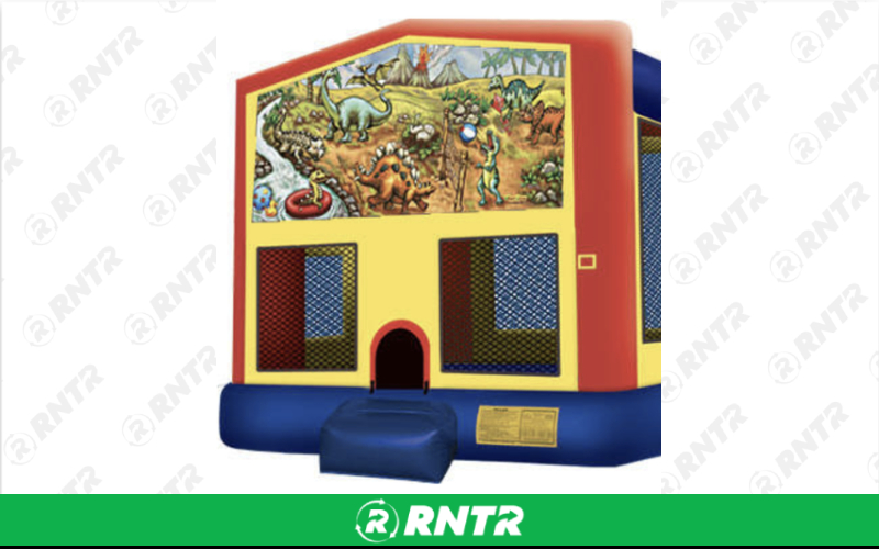 Generic Dinosaur Bounce House with Slide (16 x 21) – For rent in vancouver, washington – Bounce-n-Battle | RNTR.com – Image 1