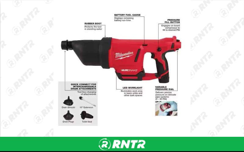 Milwaukee Drain Cleaning Air Snake – For rent in kansas-city, missouri – Scott The Handyman LLC | RNTR.com – Image 1