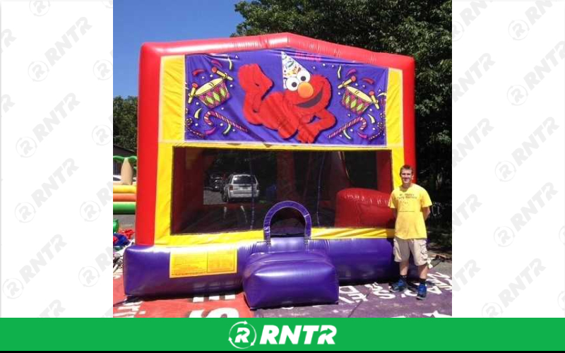 Generic Elmo Combo w/slide and BB hoop – For rent in howell, new-jersey – Mr. Happy Party Rentals | RNTR.com – Image 1