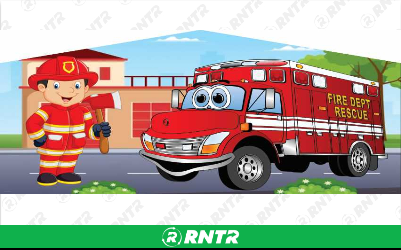 Generic Fire Truck Super Combo 20x19 – For rent in howell, new-jersey – Mr. Happy Party Rentals | RNTR.com – Image 1