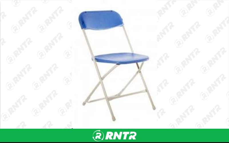 Generic FOLDING CHAIR -  SLATE BLUE – For rent in hollywood, florida – Alltool Rental Co. | RNTR.com – Image 1