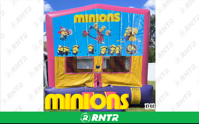 Generic Girl Neutral 13x13 Bounce House - Minions – For rent in sarasota, florida – Joyland Rentals | RNTR.com – Image 1
