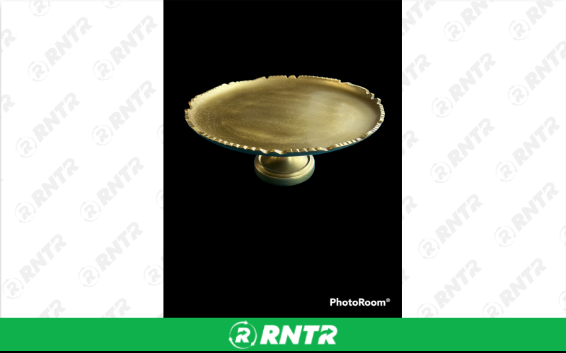 Generic Gold Cake Stand  - 13" – For rent in broadview-heights, ohio – Broadview Rental | RNTR.com – Image 1
