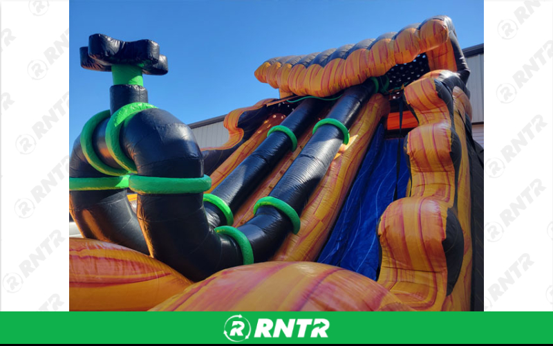 Generic H2O Blaster 18Ft Double Lane Water Slide – For rent in sachse, texas – Fun Times Party Rental | RNTR.com – Image 1