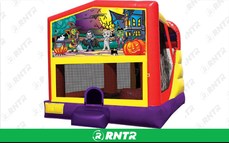 Generic Halloween Bounce House With Slide (16 x 21) – For rent in vancouver, washington – Bounce-n-Battle | RNTR.com – Image 1