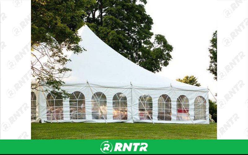 Generic High Peak Side Panels - 30' W - White - Solid – For rent in isanti, minnesota – Able Rental LLC | RNTR.com – Image 1