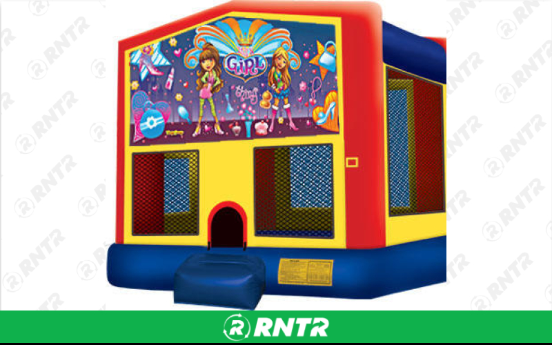 Generic It's a Girl Thing Bounce House (13 x 13) – For rent in vancouver, washington – Bounce-n-Battle | RNTR.com – Image 1