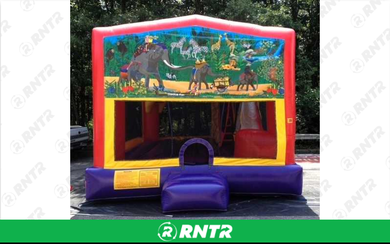 Generic Jungle Combo w/slide and BB hoop – For rent in howell, new-jersey – Mr. Happy Party Rentals | RNTR.com – Image 1