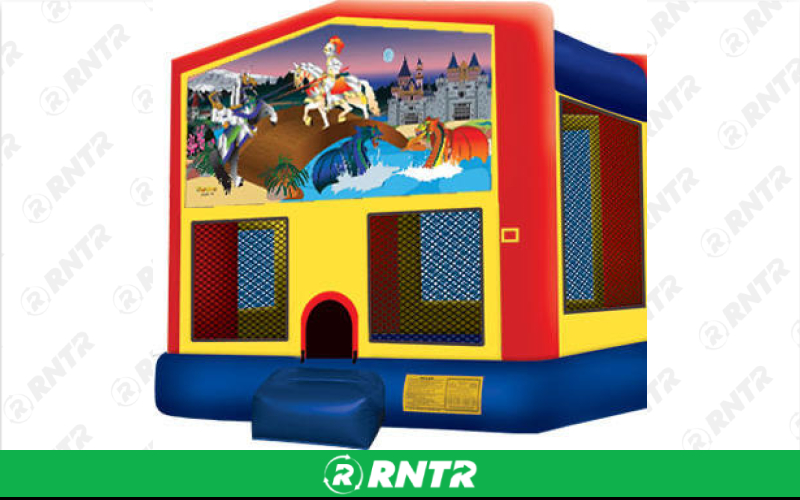 Generic Knights and Dragons Themed Bounce House (13 x 13) – For rent in vancouver, washington – Bounce-n-Battle | RNTR.com – Image 1