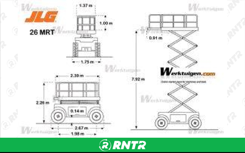 Generic LIFT -  SCISSOR RT 26ft – For rent in burnet, texas – Minuteman Rentals | RNTR.com – Image 1