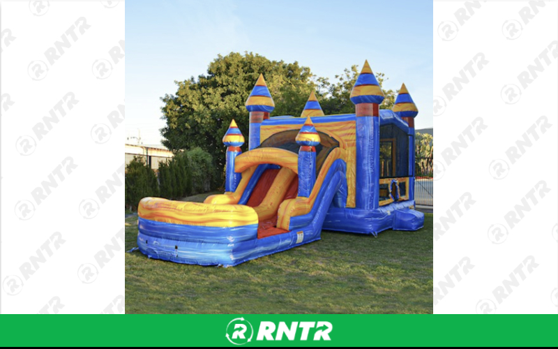 Generic Melting Arctic Bounce House with Dry Slide (31 x 15) – For rent in vancouver, washington – Bounce-n-Battle | RNTR.com – Image 1