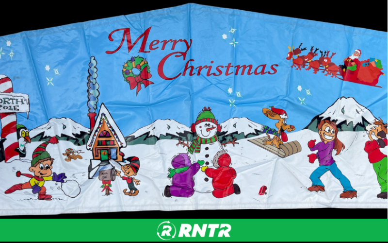 Generic Merry Christmas Party Banner – For rent in Chattanooga, Tennessee – Edgeway Events | RNTR.com – Image 1