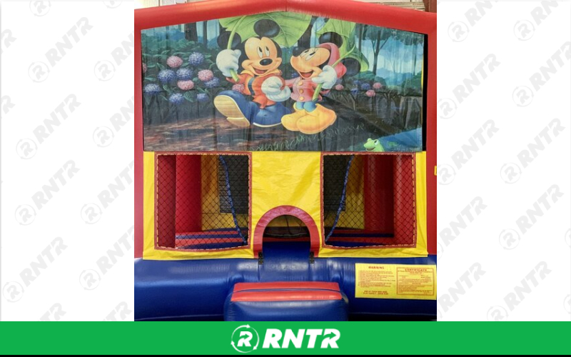Generic Mickey & Mini Banner – For rent in mangonia-park, florida – kids bounce 4 fun | RNTR.com – Image 1