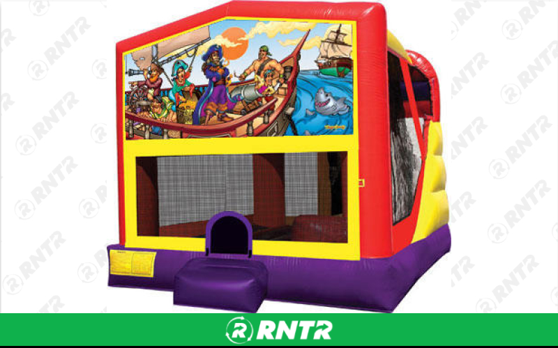 Generic Pirate Bounce House with Slide (16 x 21) – For rent in vancouver, washington – Bounce-n-Battle | RNTR.com – Image 1