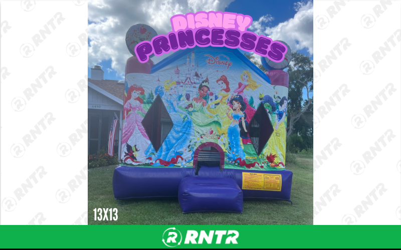 Generic Princesses 13x13 Bounce House – For rent in sarasota, florida – Joyland Rentals | RNTR.com – Image 1