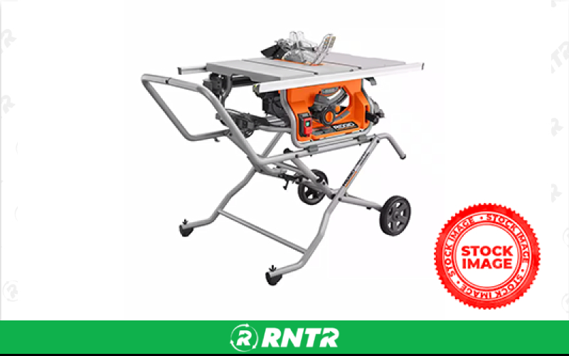RIDGID RIDGID 10in PORTABLE TABLE SAW – For rent in little-falls, minnesota – General Rental Center - Hilmerson Sports Center | RNTR.com – Image 1