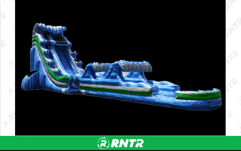 Generic River Rapids 22Ft Double Lane Slide w Slip n Slide – For rent in sachse, texas – Fun Times Party Rental | RNTR.com – Image 1