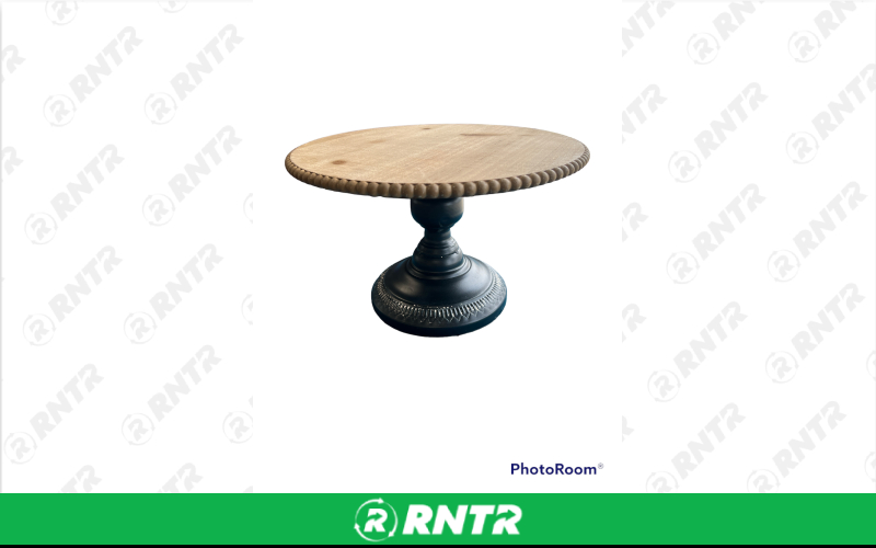 Generic Rustic Cake Stand - 13" – For rent in broadview-heights, ohio – Broadview Rental | RNTR.com – Image 1