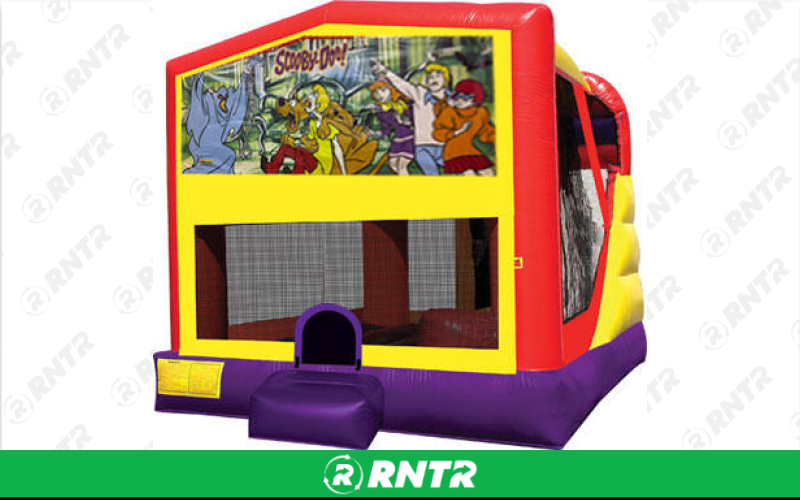 Generic Scooby Doo Bounce House with slide (16 x 21) – For rent in vancouver, washington – Bounce-n-Battle | RNTR.com – Image 1