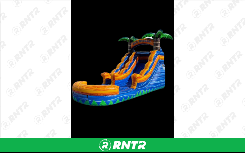 Generic Sea Breeze Single Lane Water Slide – For rent in sachse, texas – Fun Times Party Rental | RNTR.com – Image 1