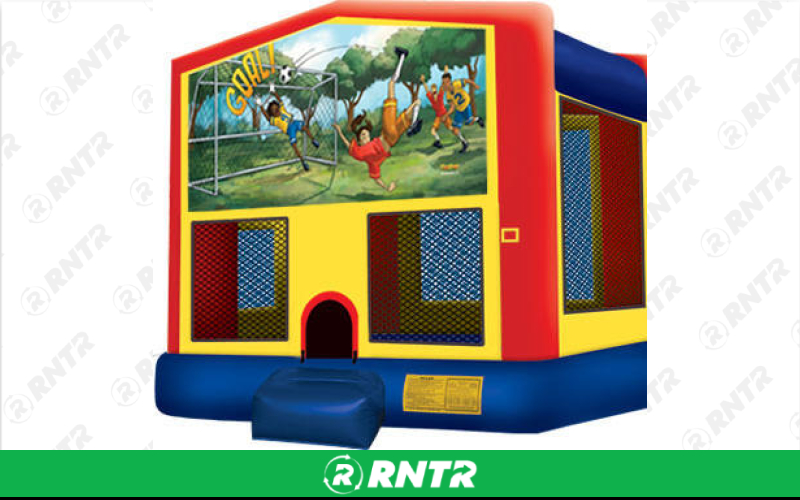 Generic Soccer Bounce House (13 x 13) – For rent in vancouver, washington – Bounce-n-Battle | RNTR.com – Image 1