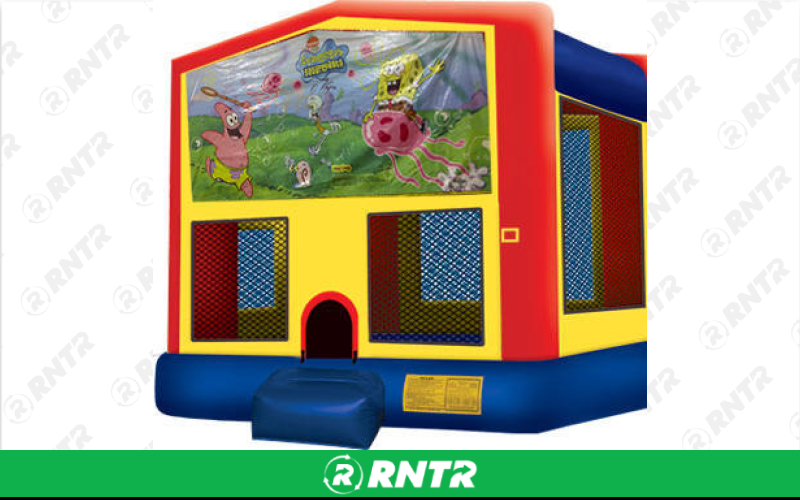 Generic Sponge Bob Bounce House (13 x 13) – For rent in vancouver, washington – Bounce-n-Battle | RNTR.com – Image 1