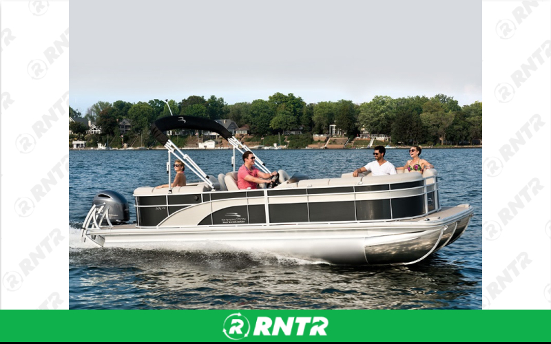 Massimo Standard Pontoon – For rent in little-elm, texas – Cottonwood Creek Boat Rental | RNTR.com – Image 1