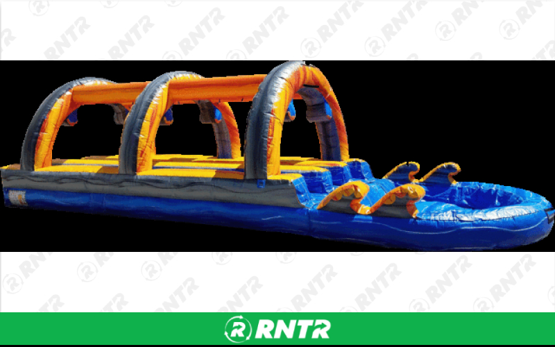 Generic Summer Time Triple Lane Slip n Slide – For rent in sachse, texas – Fun Times Party Rental | RNTR.com – Image 1