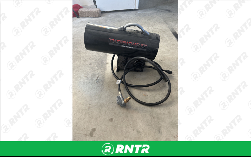 Dyna-glo Thermoheat 30K - 60K BTU Indoor/Outdoor Propane (LP) Forced Air Space Heater – For rent in Alexandria, Minnesota – Jared's Garage Rental | RNTR.com – Image 1