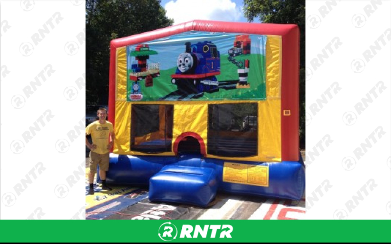 Generic Thomas The Train 15x15 Bounce House – For rent in howell, new-jersey – Mr. Happy Party Rentals | RNTR.com – Image 1