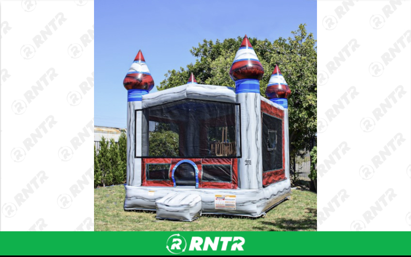 Generic Titanium Castle Bounce House with internal basketball hoop (13 x 13) – For rent in vancouver, washington – Bounce-n-Battle | RNTR.com – Image 1