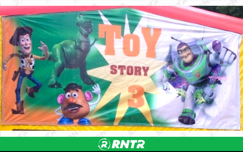 Generic Toy Story 3 Combo w/slide and BB hoop – For rent in howell, new-jersey – Mr. Happy Party Rentals | RNTR.com – Image 1