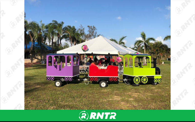 Generic Trackless Train – For rent in mangonia-park, florida – kids bounce 4 fun | RNTR.com – Image 1