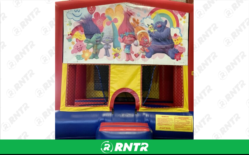 Generic Trolls banner – For rent in mangonia-park, florida – kids bounce 4 fun | RNTR.com – Image 1