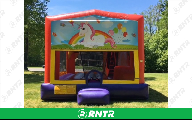 Generic Unicorn 15x15 Bounce House – For rent in howell, new-jersey – Mr. Happy Party Rentals | RNTR.com – Image 1
