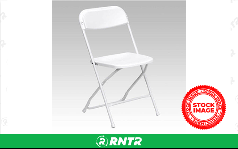 Generic WHITE FOLDING CHAIR – For rent in pelican-rapids, minnesota – LAKELAND GENERAL STORE | RNTR.com – Image 1