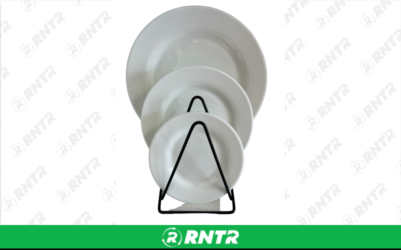 Generic White Pearl Salad Plate&nbsp; – For rent in broadview-heights, ohio – Broadview Rental | RNTR.com – Image 1