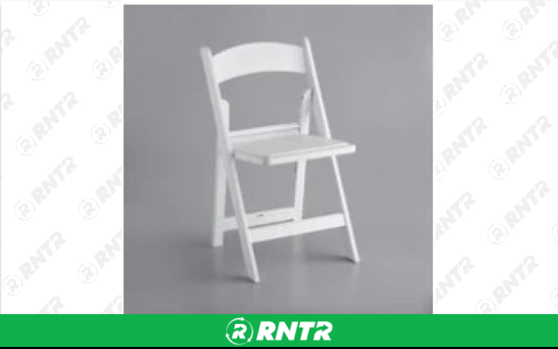 Generic White Resin Padded Chair (Wedding Style) – For rent in broadview-heights, ohio – Broadview Rental | RNTR.com – Image 1