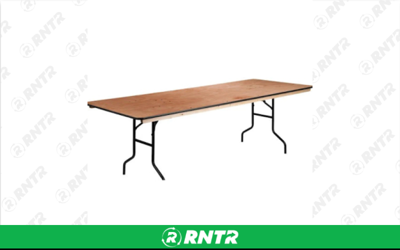 Generic Wood Banquet Table – For rent in isanti, minnesota – Able Rental LLC | RNTR.com – Image 1