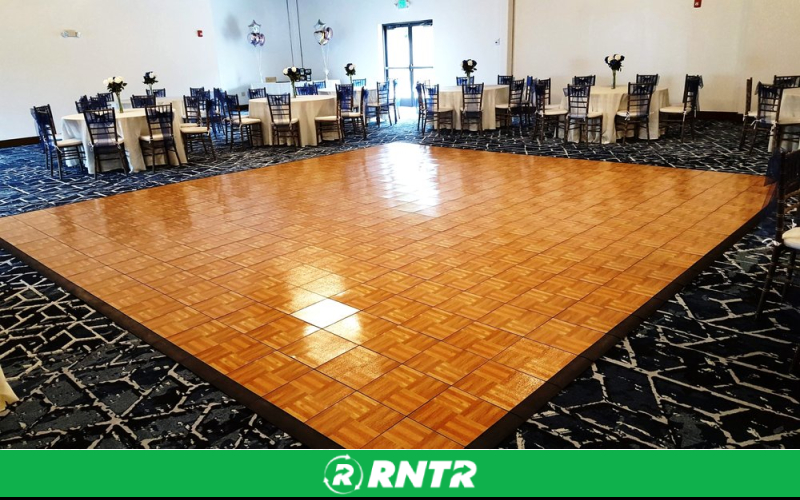 Generic Wood Grain Dance Floors - 12' x 12' – For rent in isanti, minnesota – Able Rental LLC | RNTR.com – Image 1
