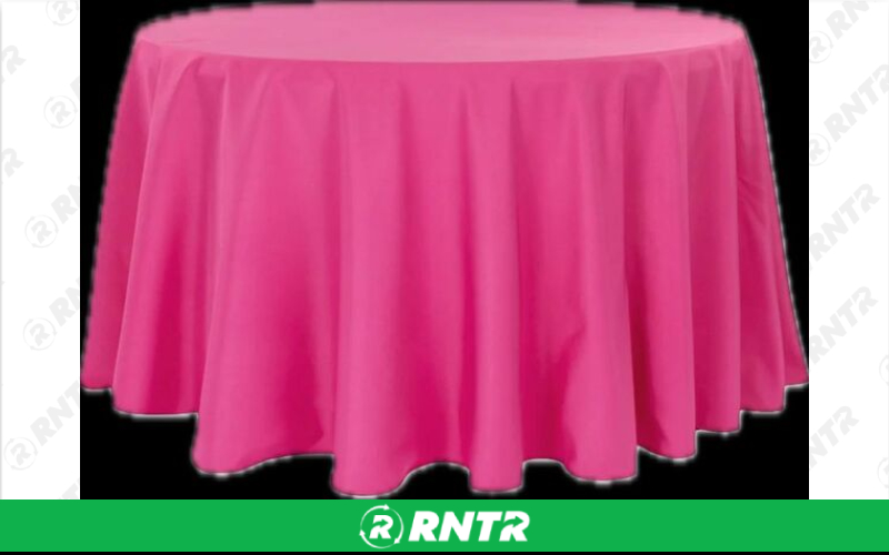 Generic 108 Round Hot Pink Table Cloth – For rent in dacula, georgia – CrimsonTLC | RNTR.com – Image 1