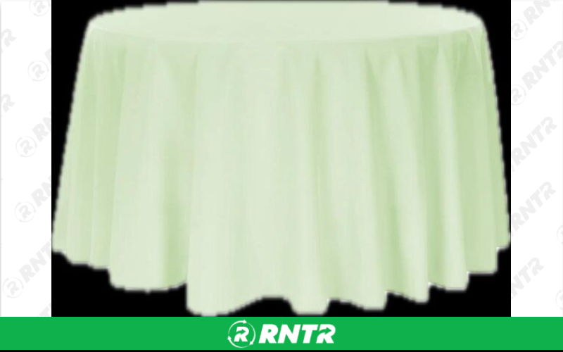 Generic 132 Round Sage Table Cloth – For rent in dacula, georgia – CrimsonTLC | RNTR.com – Image 1