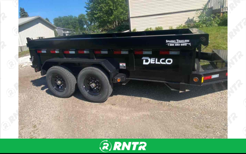 Delco 2026 Delco Steel Dump Trailer 7x12 – For rent in alexandria, minnesota – Holy Divers Aquatic Weed Removal | RNTR.com – Image 1