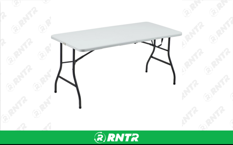 Generic 5ft Rectangle Tables – For rent in piedmont, south-carolina – Crimsontlc Tables Linen and Chairs | RNTR.com – Image 1