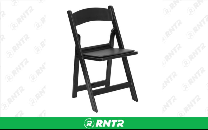 Generic Black Resin Chair – For rent in dacula, georgia – CrimsonTLC | RNTR.com – Image 1