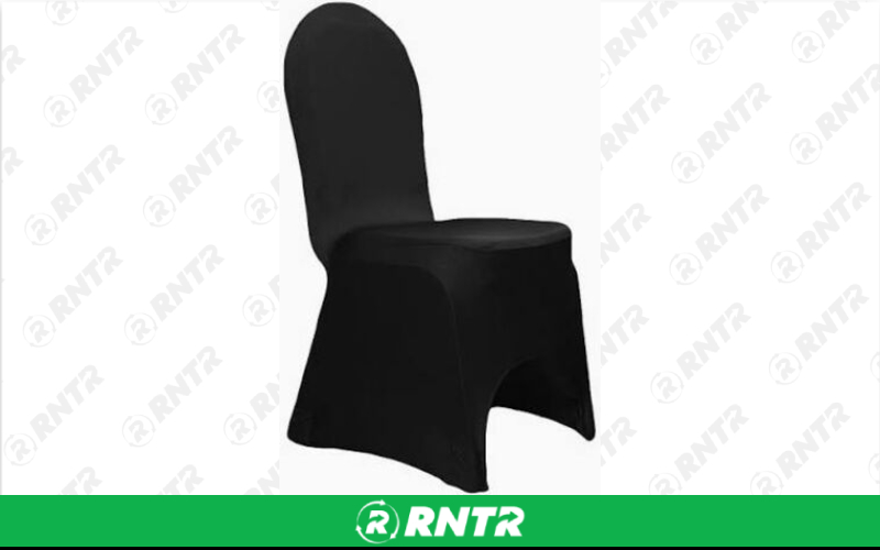 Generic Black Spandex Chair Cover – For rent in piedmont, south-carolina – Crimsontlc Tables Linen and Chairs | RNTR.com – Image 1
