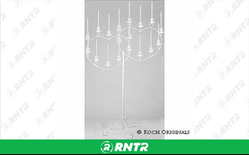 Generic Candelabra - Pr. Doubleheart Brass – For rent in willmar, minnesota – Grand True Value Rental | RNTR.com – Image 1