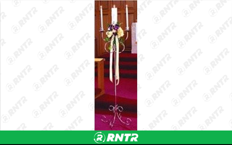 Generic Candelabra - Unity Rings Silver – For rent in willmar, minnesota – Grand True Value Rental | RNTR.com – Image 1