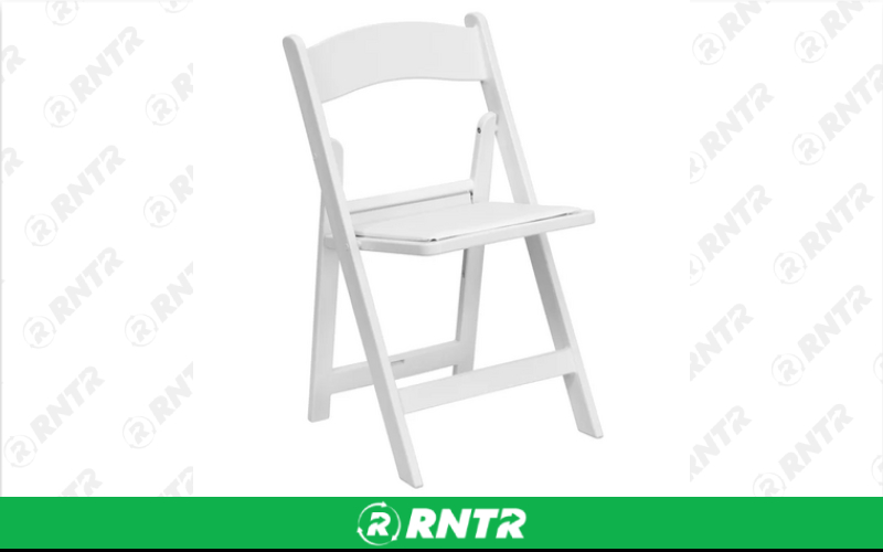 Generic White Resin Chair – For rent in dacula, georgia – CrimsonTLC | RNTR.com – Image 1