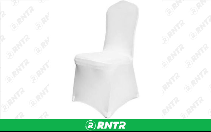 Generic White Spandex Chair Cover – For rent in piedmont, south-carolina – Crimsontlc Tables Linen and Chairs | RNTR.com – Image 1